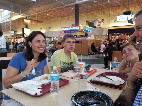 unser erstes Fastfood in diesem Urlaub... für jeden war was dabei ;-) 