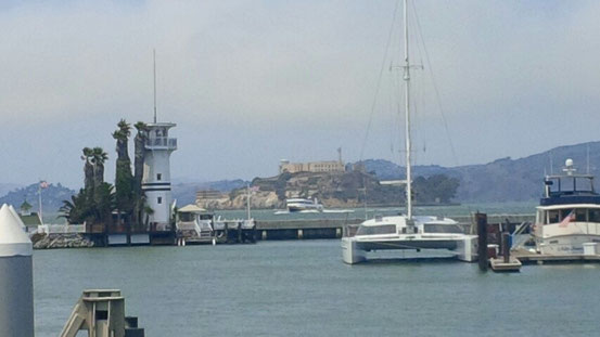 ...mit guter Sicht auf Alcatraz,...