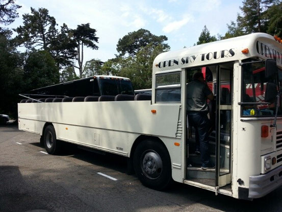 Im Golden Gate Park entdeckt Jo dann sein Vorbild zum zukünftigen Umbau unseres VW-Buses :-) 
