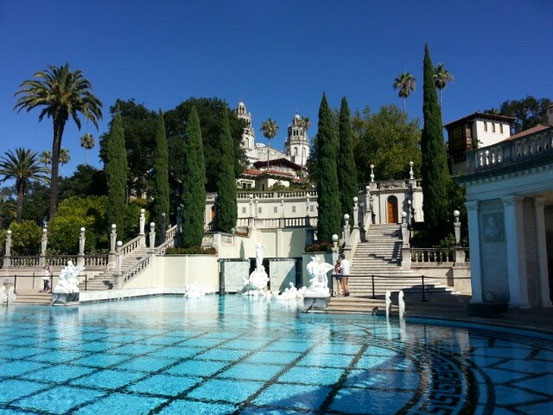 ...Hearst Castle gefahren wo Maria uns eine Führung gebucht hatte. Auch wieder sehr beeindruckend!
