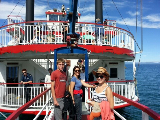 Am Morgen ging es dann auf die MS Dixi II...