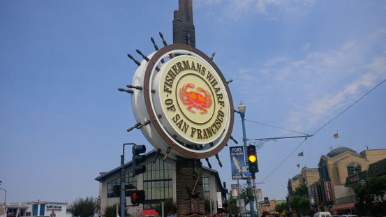 ...und zur Fisherman`s Wharf, von wo...