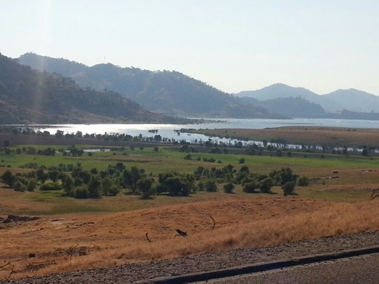 einem See kurz vor Sequoia vorbei.