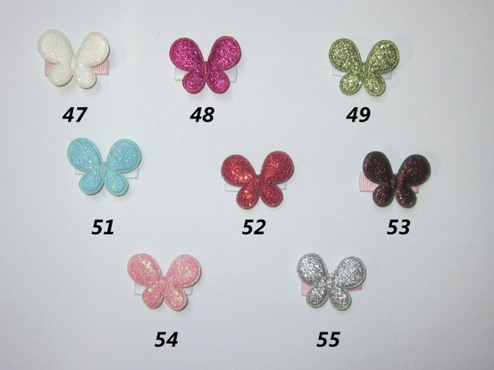 Baby Haarschmuck mit glitzer Schmetterling