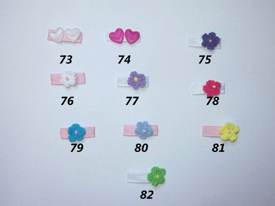 Haarspange mit Blumen Applikation für Mädchen