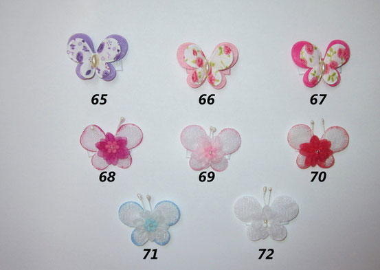 Haarspange mit Schmetterling Applikation für Mädchen