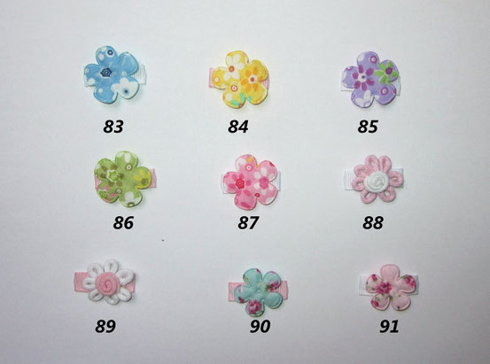 Haarspange mit Blumen Applikation für Mädchen