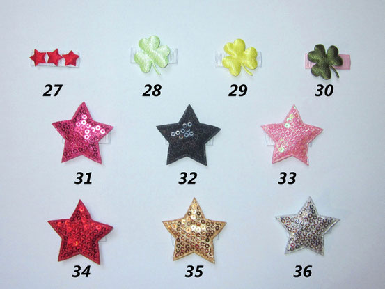 Pailetten Sterne Haarspange für Babys und Kleinkinder
