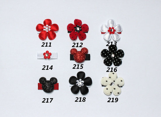 Blumen Haarspange für Babys und Kleinkinder , Glitzer Minnie Mouse