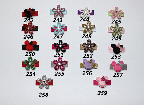 Glitzer Blumen Haarspange für Babys und Mädchen