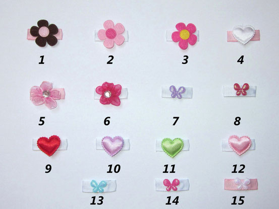 Baby Haarschmuck mit Blütenmotiv