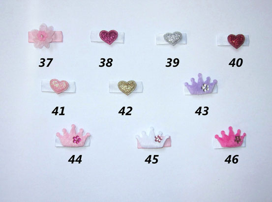 Glitzer und Kronen Haarspangen für Babys