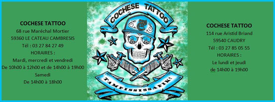 59540 CAUDRY - COCHESE TATTOO