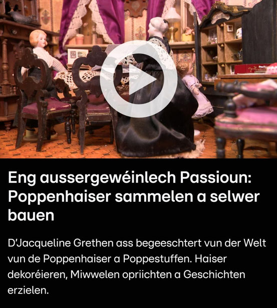 Puppenhaus Sammlung zuhause