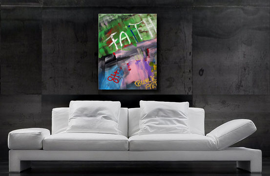 Acrylbilder kaufen - Wandbilderkunst.de Modernes stylisches Gemälde