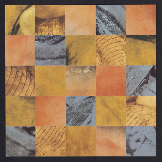 Papiercollage von Klaus Becker, Kassel