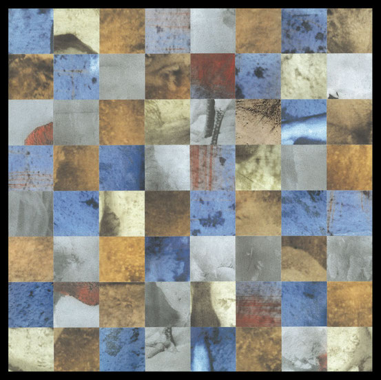 Papiercollage von Klaus Becker, Kassel