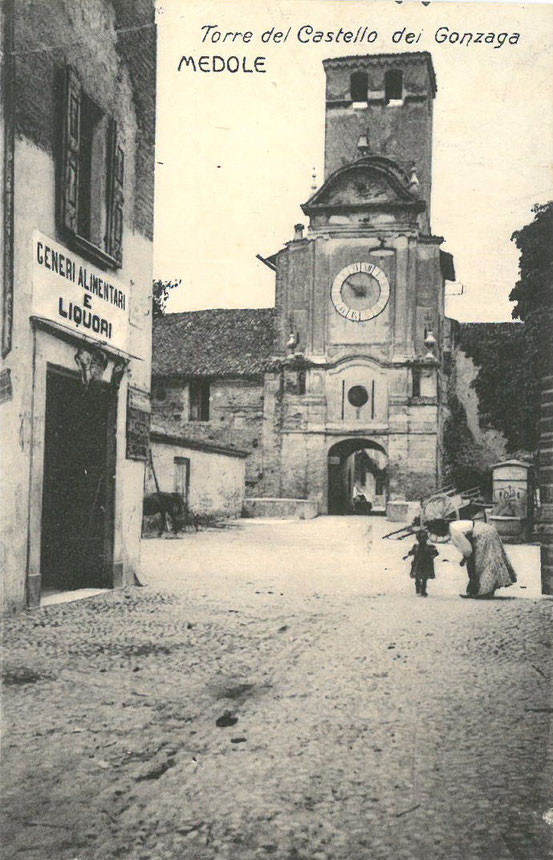 Torre Civica, Veduta dei primi anni del 1900. Da cartolina viaggiata nel 1916.