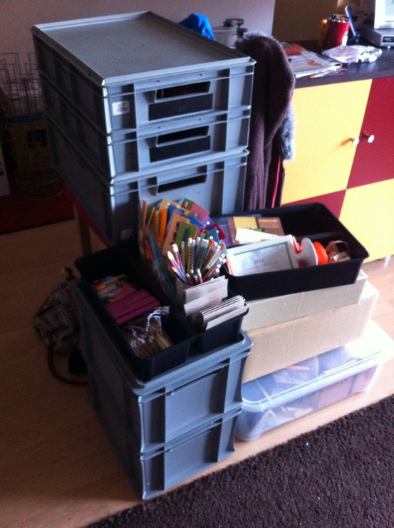 Gepackte Kisten