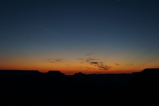 Guten Morgen am Grand Canyon - 10.09. - 5 Uhr 37