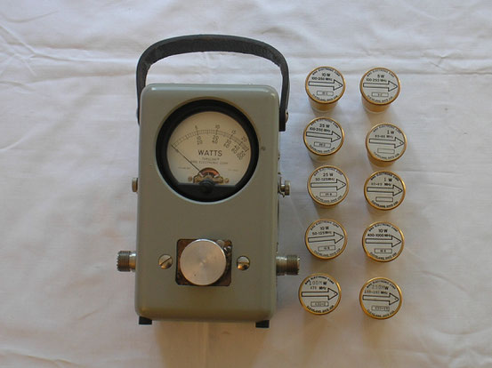RF Wattmeter der Fa. Bird Cleveland Ohio.  Fertigungsjahr 1970