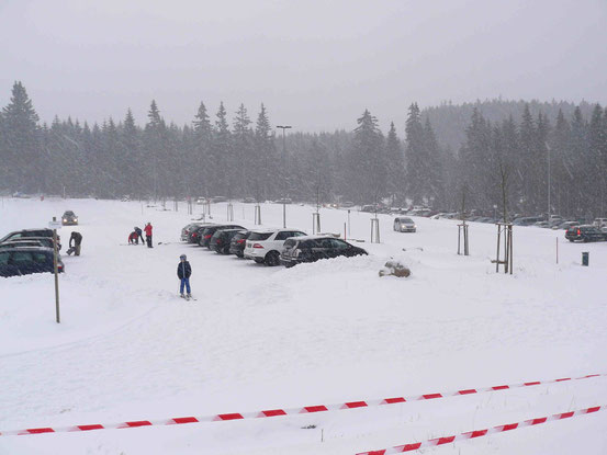 Der neue Hexenritt-Parkplatz in Braunlage/ Wurmberg