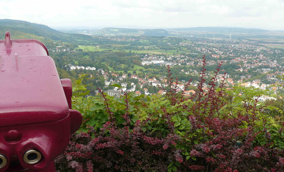 Blick vom Burgberg/ Bad Harzburg ins nördliche Harzvorland