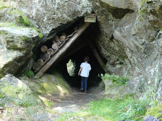 Pioniertunnel auf dem Pionierweg zwischen Alexisbad und Mägdesprung