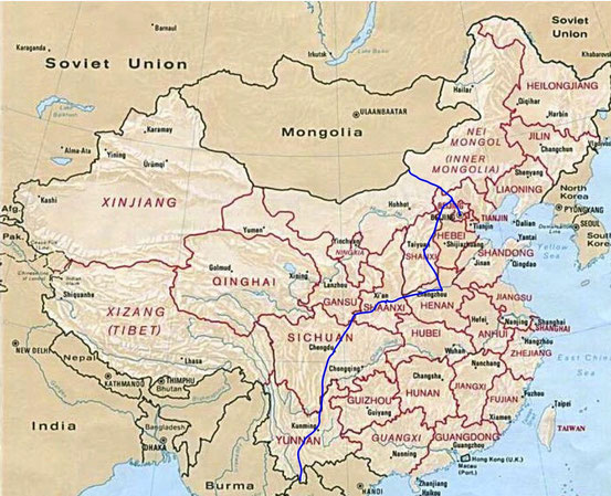 Route China