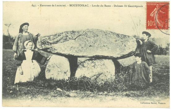 Dolmen- Moustoir Ac- groupe de bretons
