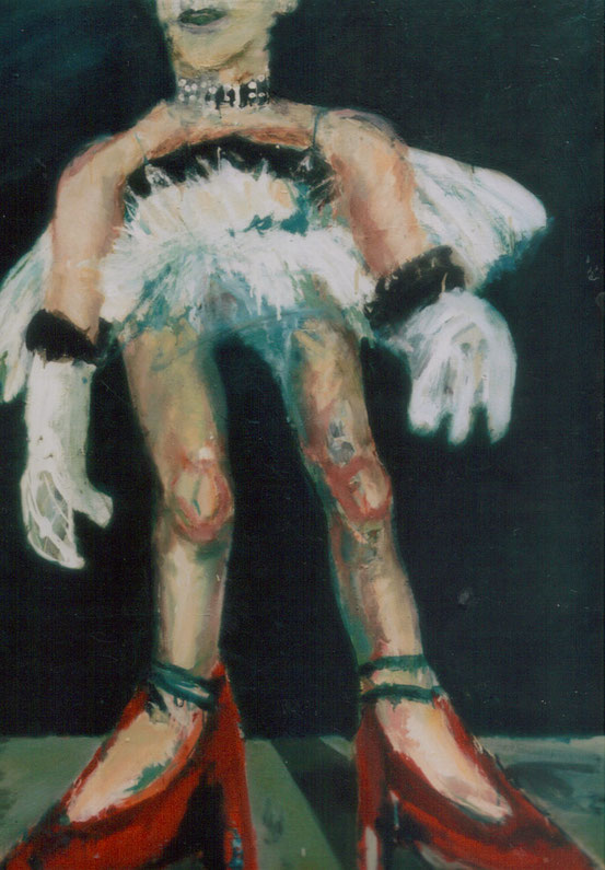 Alice in Wonderland II, 2001, tempera à l'huile sur toile, collection particulière