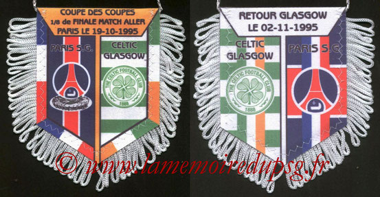 Fanion PSG-Celtic FC  1995-96