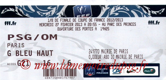 2013-02-27  PSG-Marseille (8ème Finale CF)