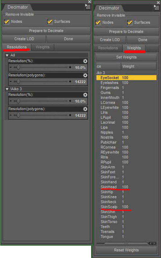 21.Decimatorでポリゴンを不均等に減数させる小技 tsukikawas jimdo page!