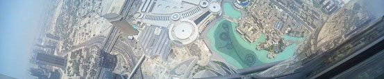 Ausblick vom Burj Khalifa.