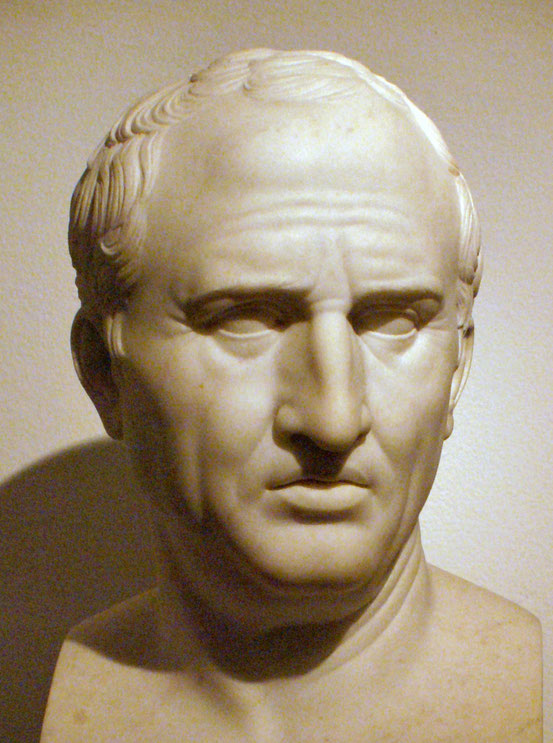 Cicero. Porträtbüste von 1799 nach einem römischen Original