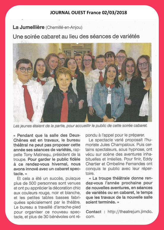 Ouest France 02-03-2018