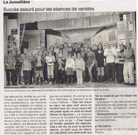 Ouest France - 06/03/2010
