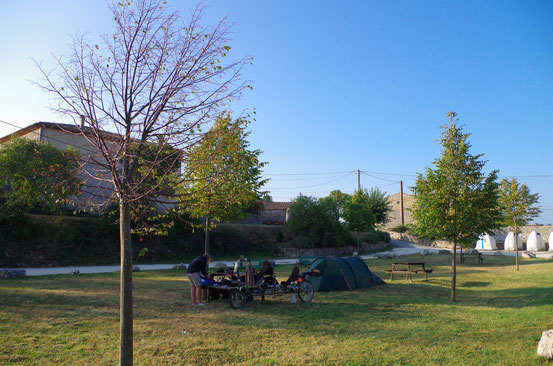 Bivouac à Bidon après une journée de montée des Gorges de l'Ardèche !! 11 septembre 2014