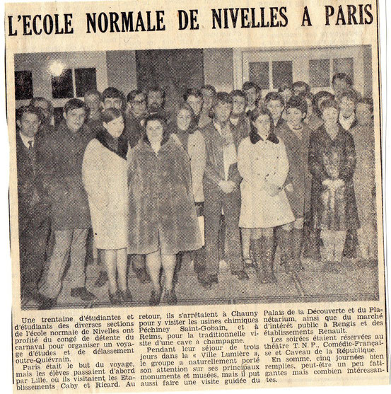 Article paru dans "Le Peuple" du 14/02/1969
