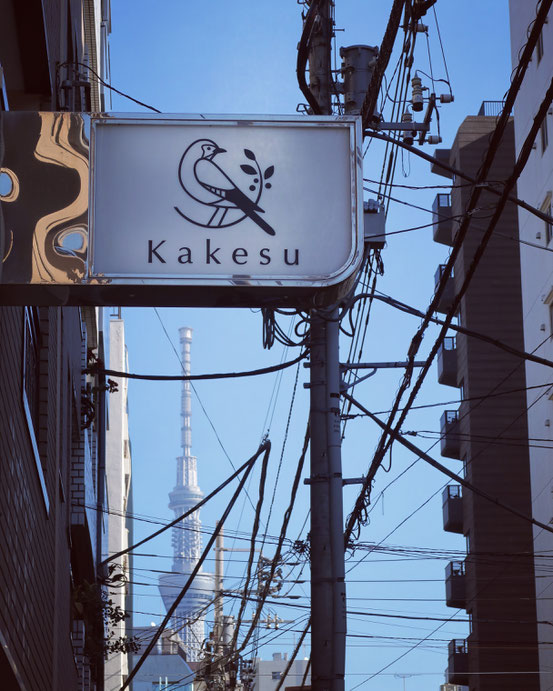 kakesu看板とSkytree