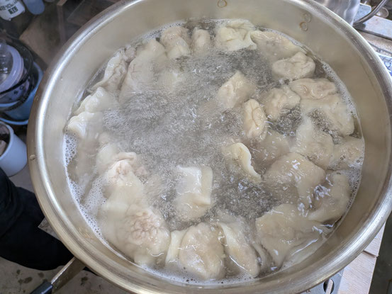 水餃子の旅は続いています。7月17日