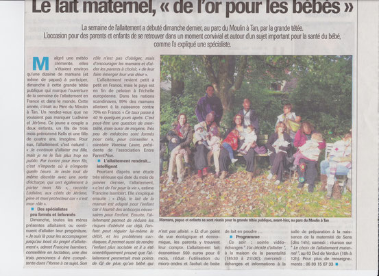 Article paru le 15/10/13 dans l'Indépendant de l'Yonne - SMAM 2013