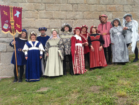 La compagnie Or Du Temps à la fête médiévale de Sermur le 9 mai de l'an de grâce 2015
