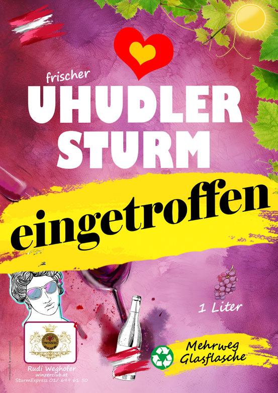 sturm vösendorf, weghofer, winzer, landgut weghofer, sturm, schilcher sturm, tiger spritzer, uhudler sturm