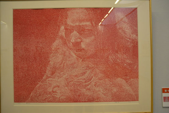 他には版画の作品があったり。
