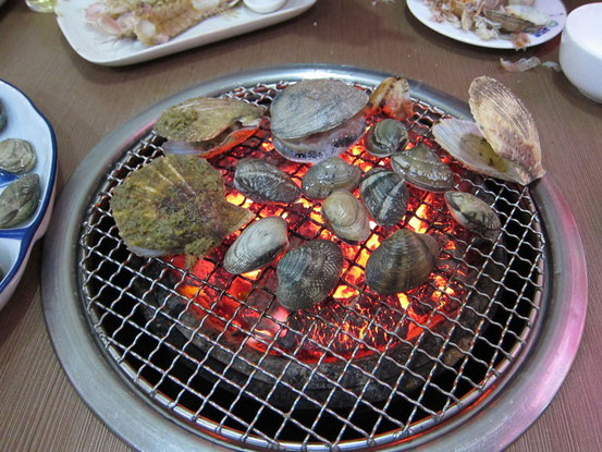 こんな感じで自分で焼きます。