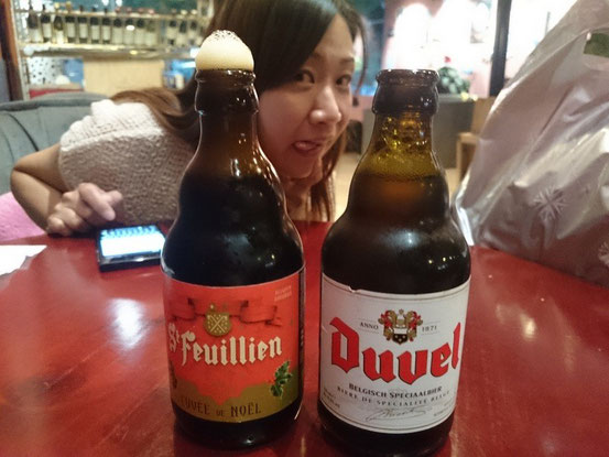この日はコレがお得な20元ビール。