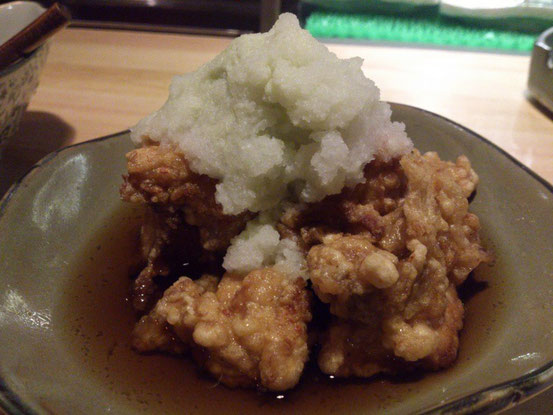 このおろしポン酢唐揚げはまぁいい感じ。
