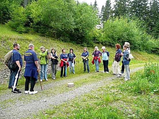 2009- Chorlager Brotterode/ Wanderung zum Mommelstein / Quelle: H. u. L. Harms